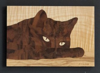 Marqueterie Chat